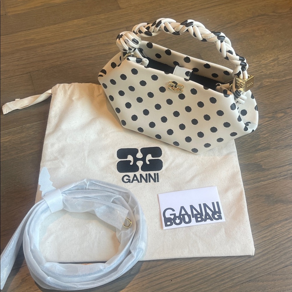GANNI Mini Bou Bag Polka Dots